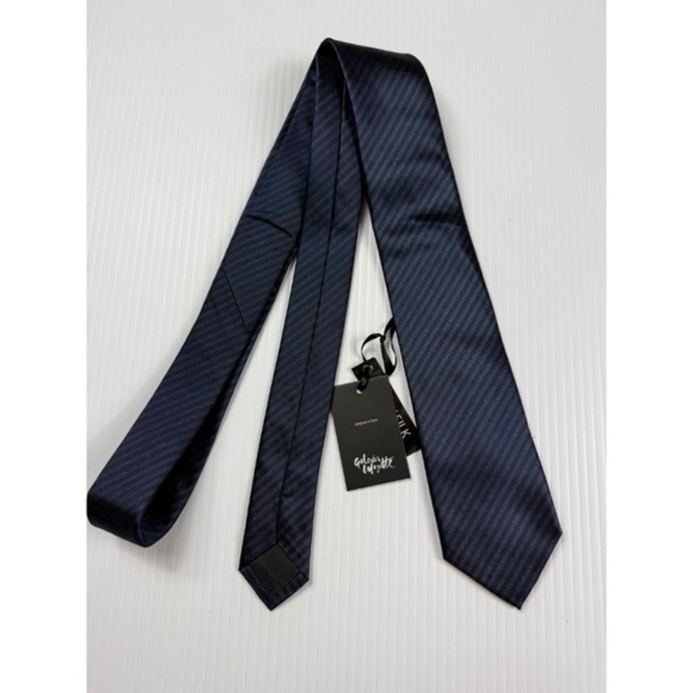 Galeries Lafayette Silk Necktie Striped Business‎ Wedding Party Career